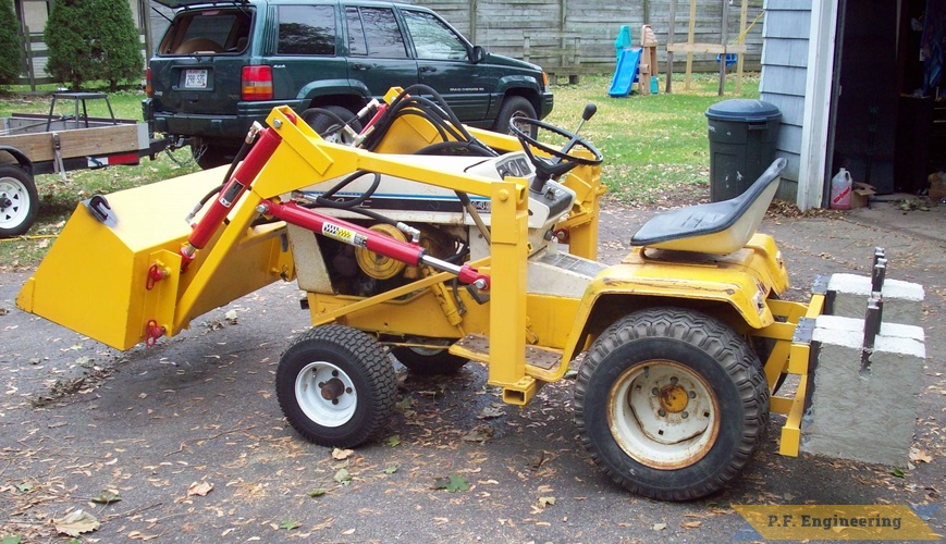 P.F. Engineering — Doityourself Plans — Gallery Image cub cadet 149
